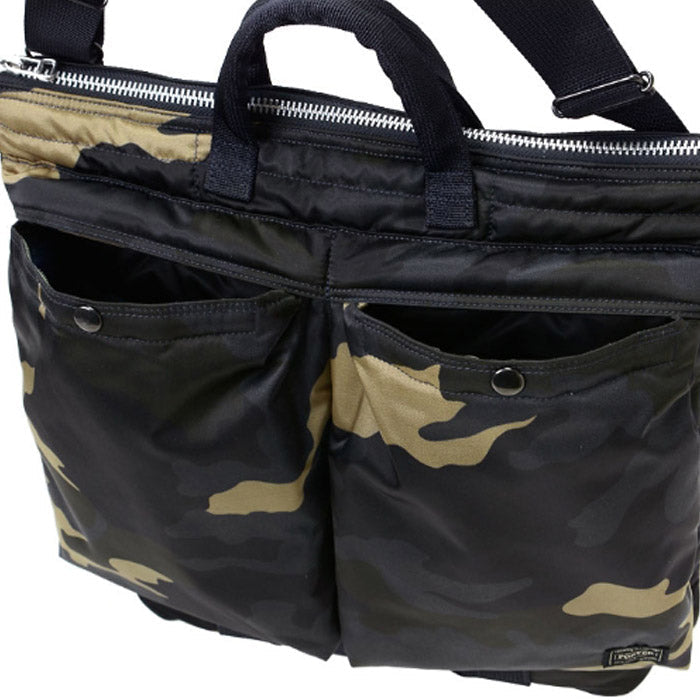 Porter by Yoshida Porter by Yoshida Counter Shade Helmet Bag (Woodland Khaki) 381-05119