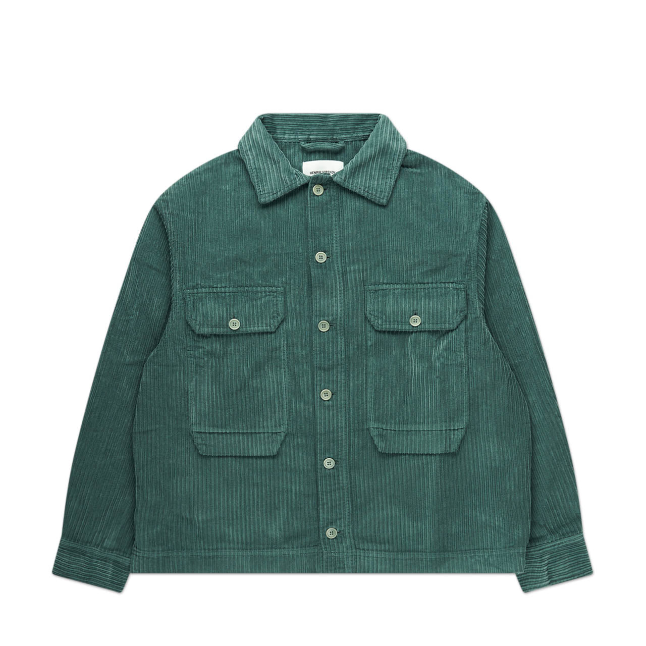 henrik vibskov field shirt (green) - a.plus