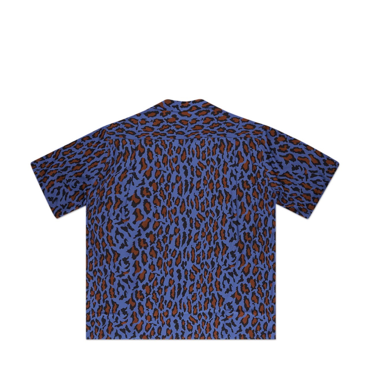 wacko maria hawaiian shirt s/s (type-6) (blue) - a.plus