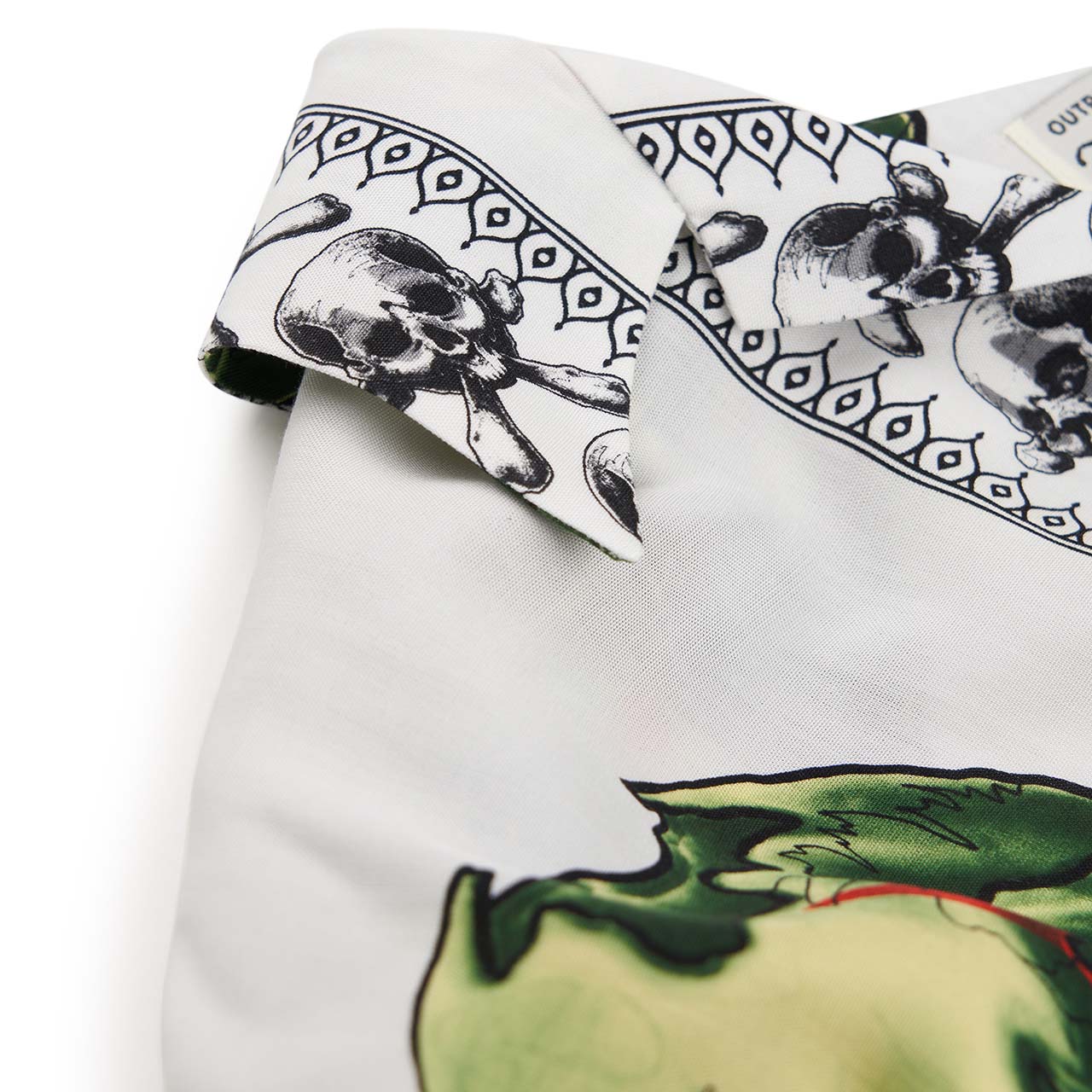 wacko maria x 56 tatoo studio s/s hawaiian shirt (type-1) (white) - a.plus