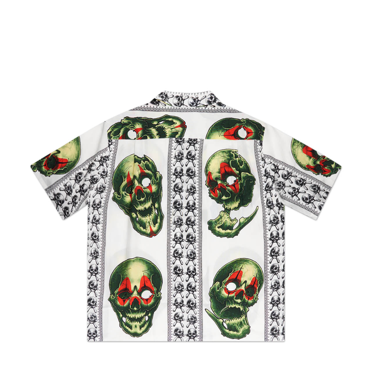 wacko maria x 56 tatoo studio s/s hawaiian shirt (type-1) (white) - a.plus