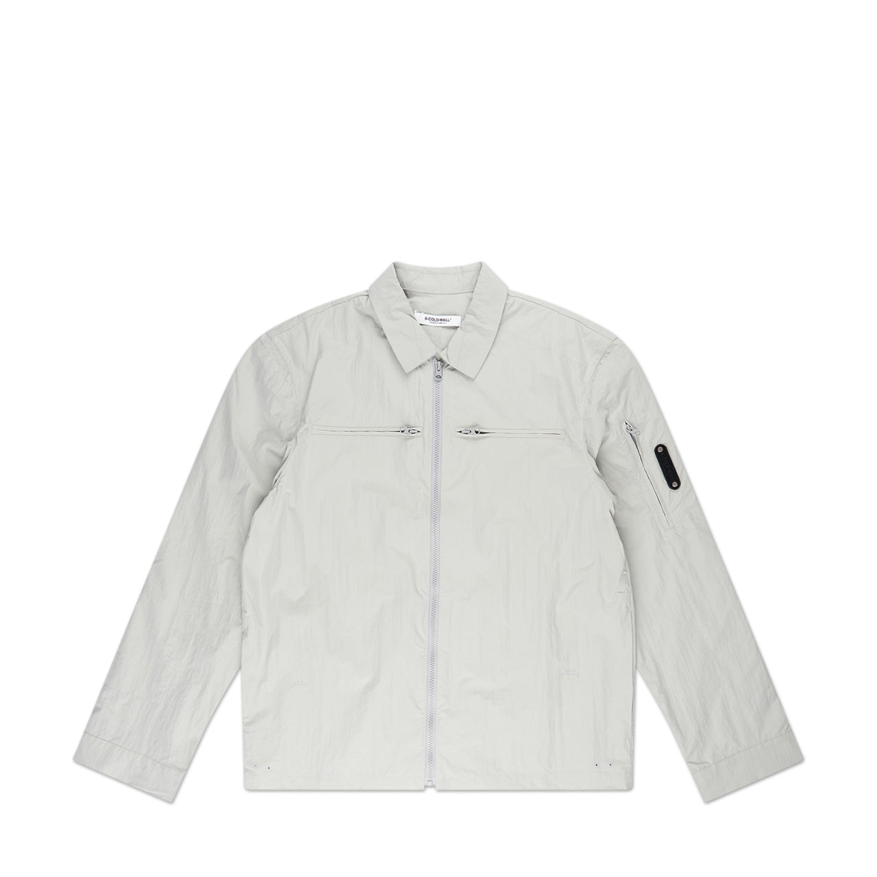 a-cold-wall* gaussian overshirt (light grey) - a.plus