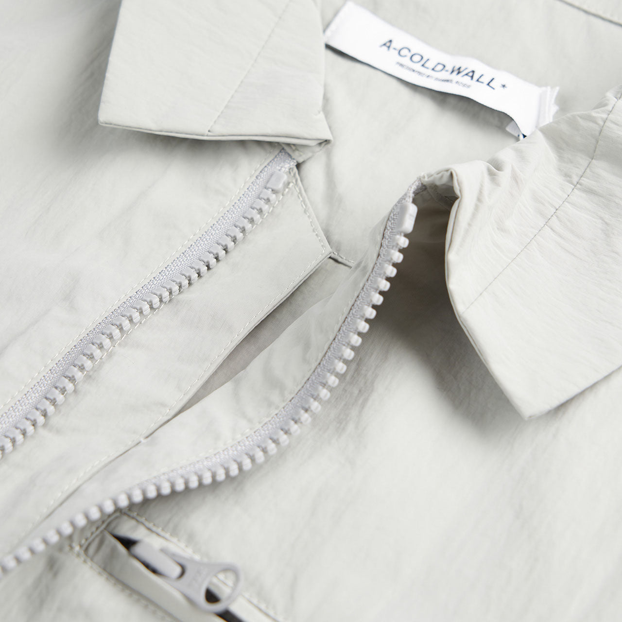 a-cold-wall* gaussian overshirt (light grey) - a.plus