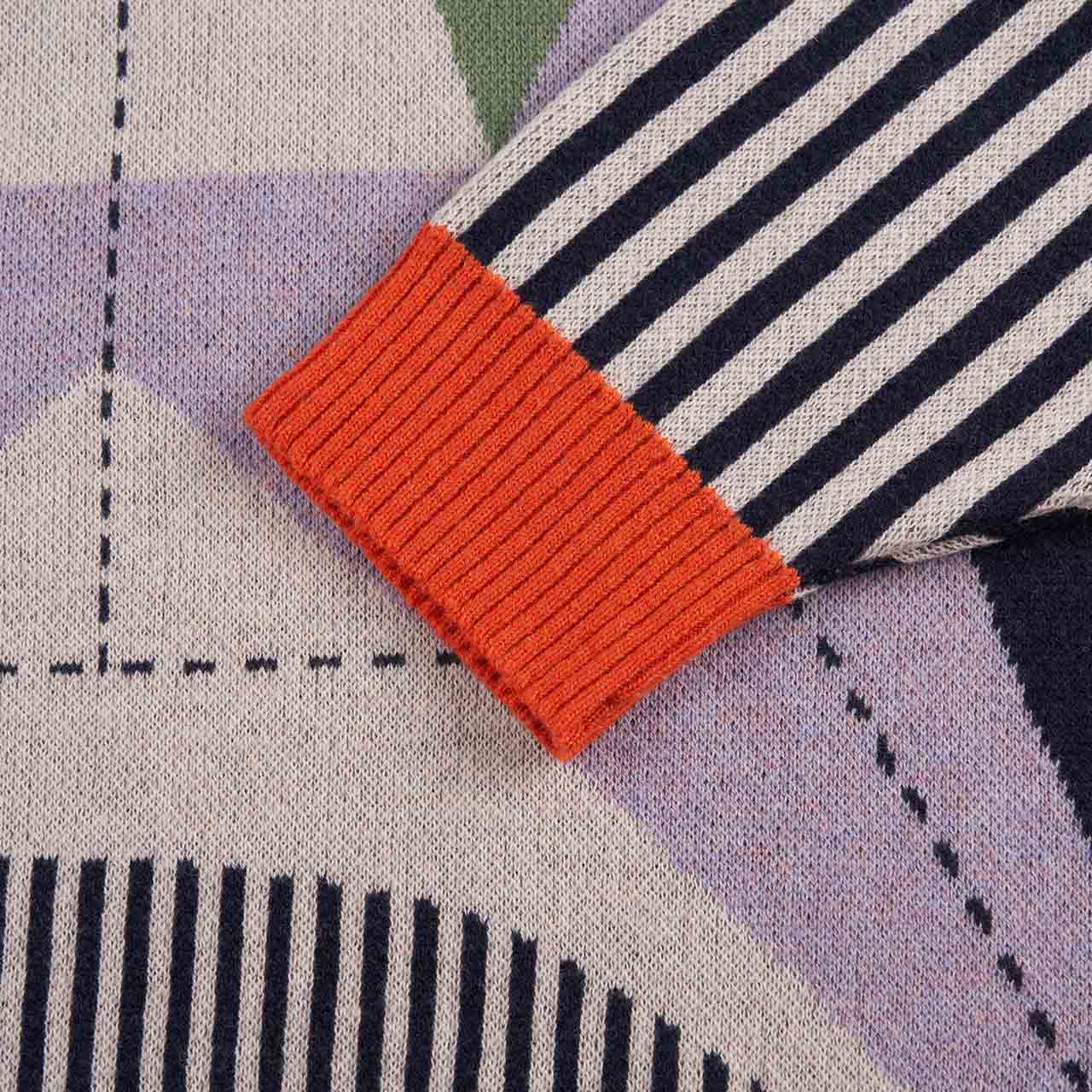 henrik vibskov paper plane sweatshirt (lavender) - a.plus