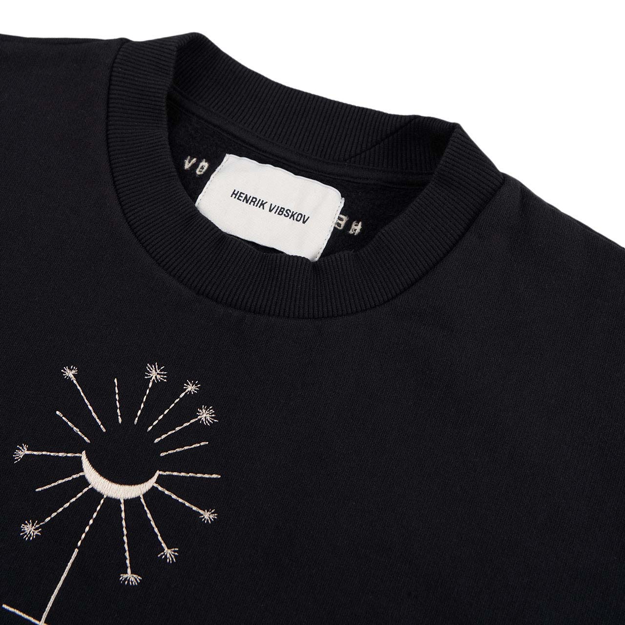 henrik vibskov sun moon sweater (black) - a.plus