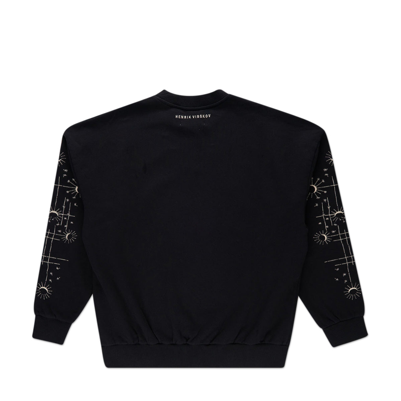 henrik vibskov sun moon sweater (black) - a.plus