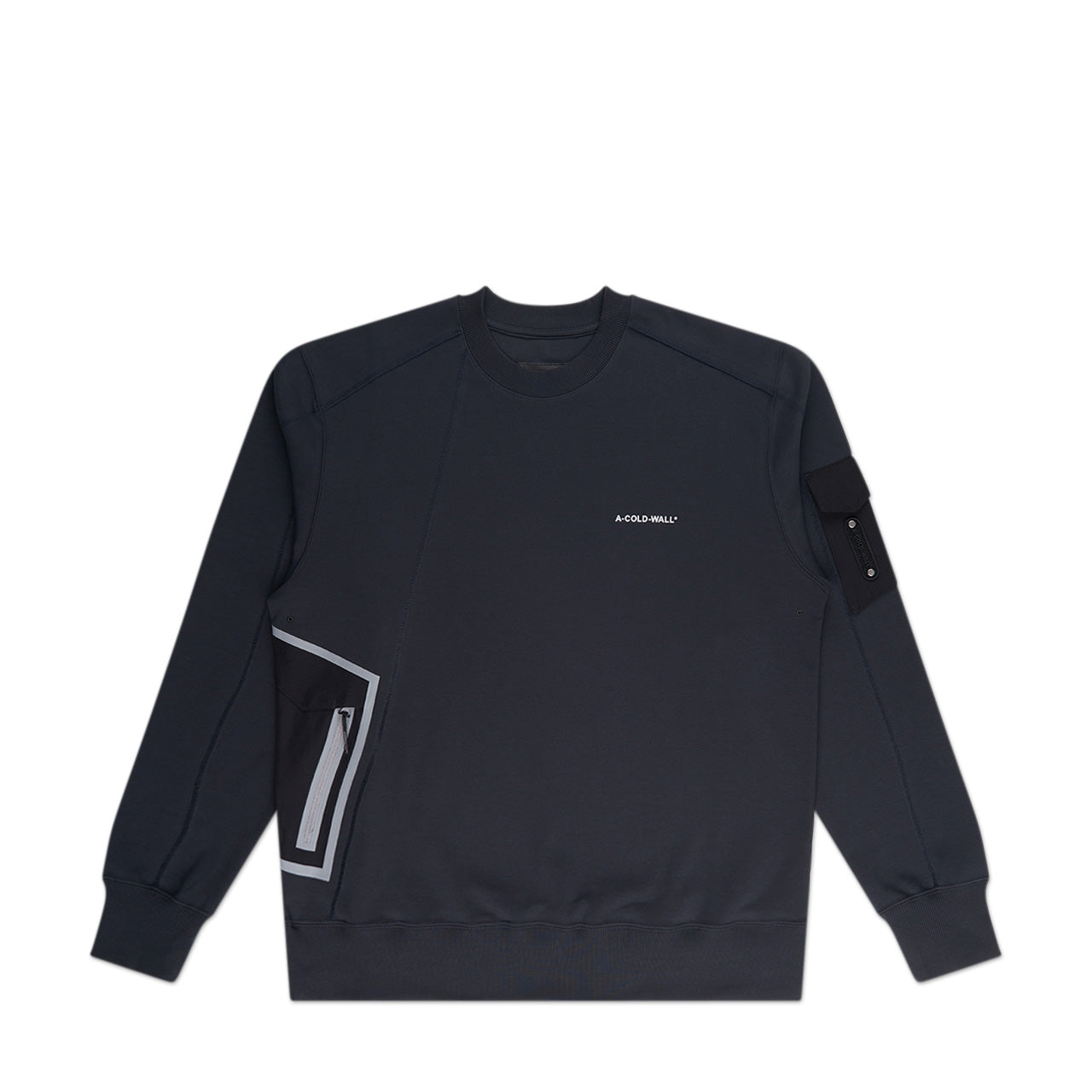 a-cold-wall* polygon technical crewneck (black) - a.plus