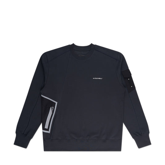a-cold-wall* polygon technical crewneck (black) - a.plus