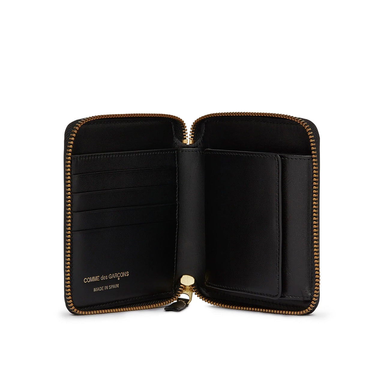 comme des garçons classic wallet (black) - a.plus