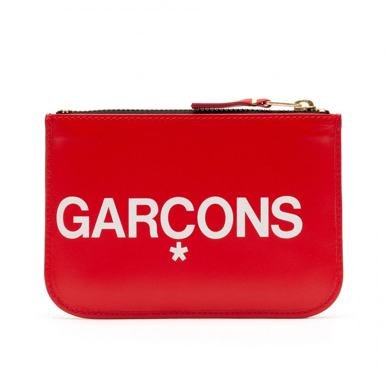 comme des garçons huge logo wallet (red) - a.plus