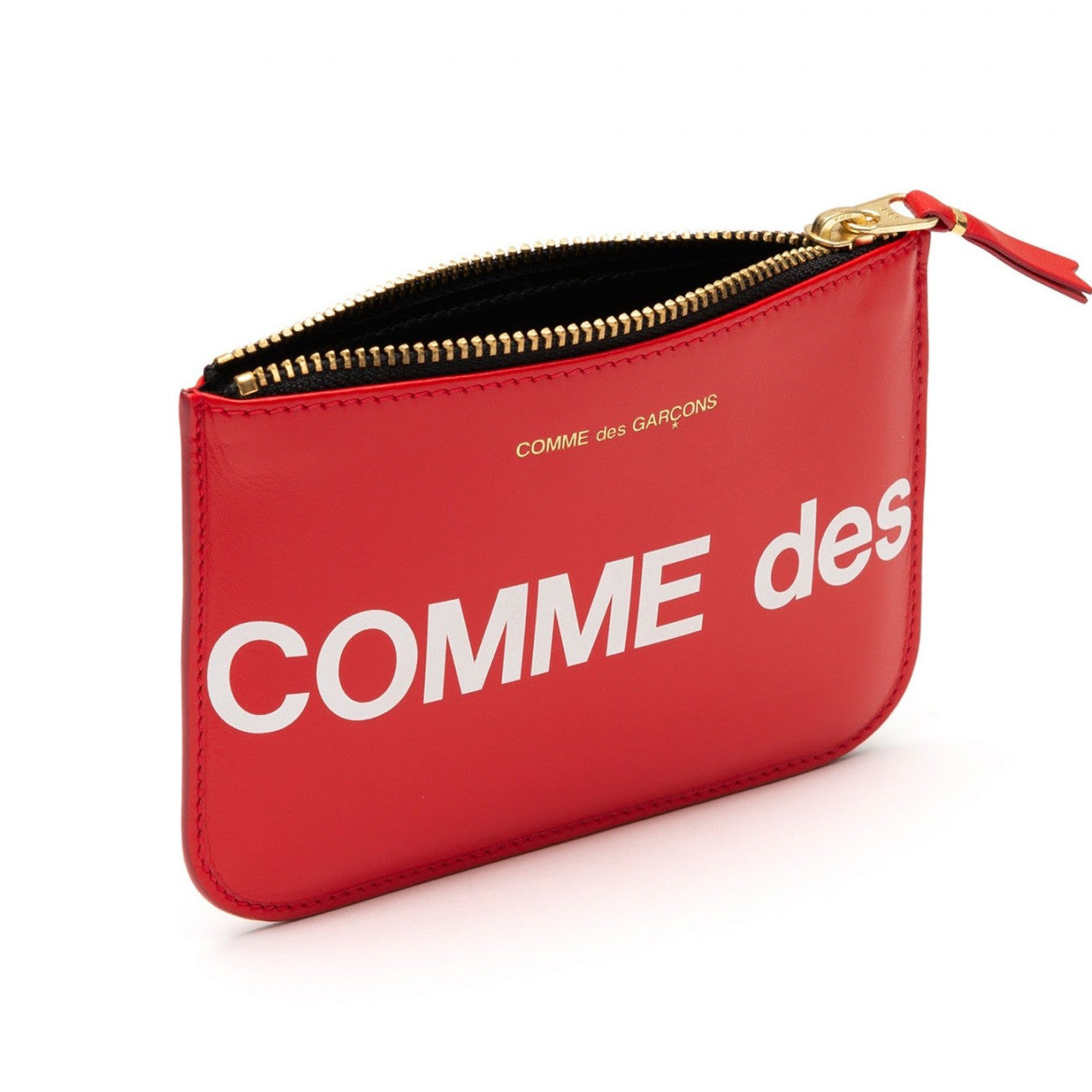 comme des garçons huge logo wallet (red) - a.plus