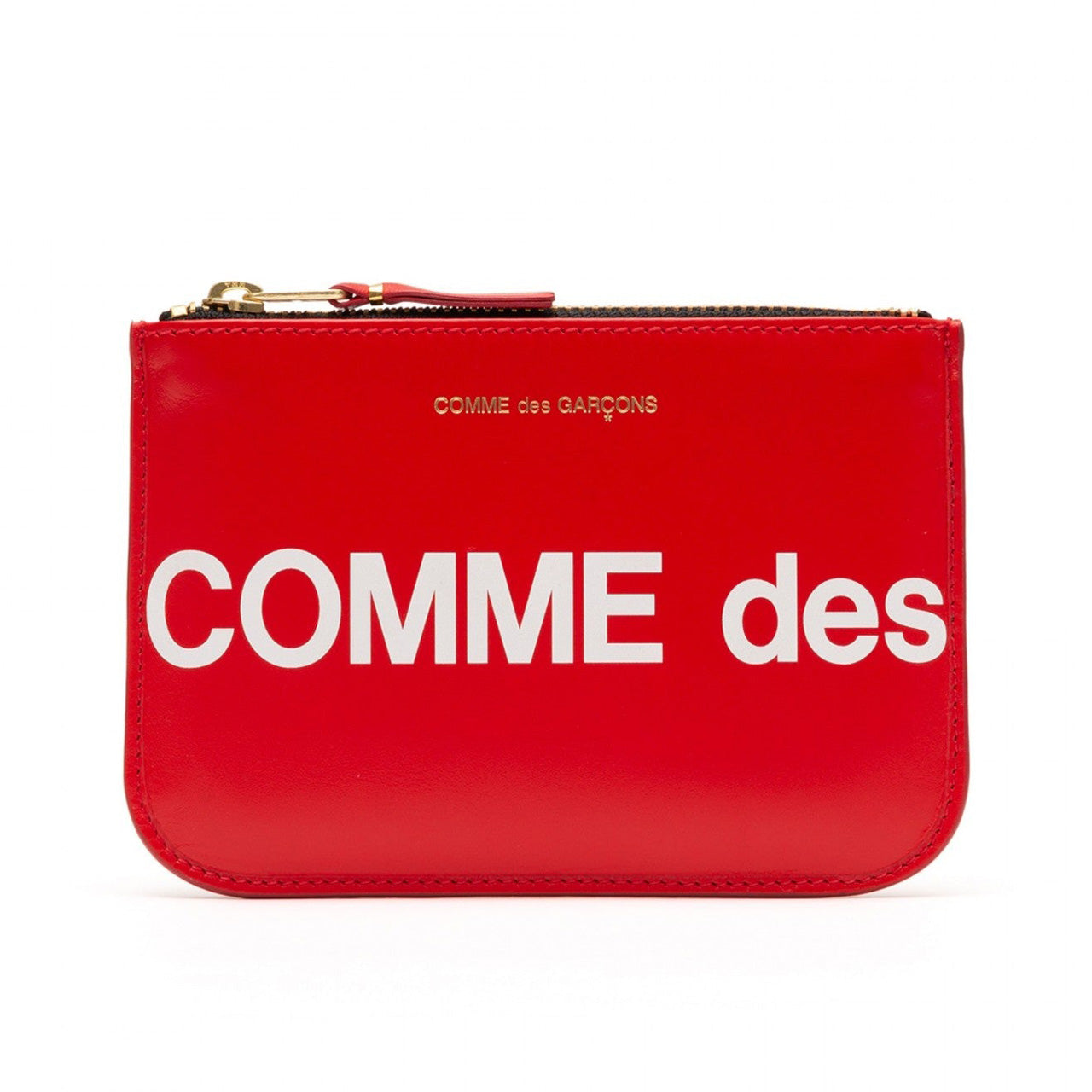 comme des garçons huge logo wallet (red) - a.plus