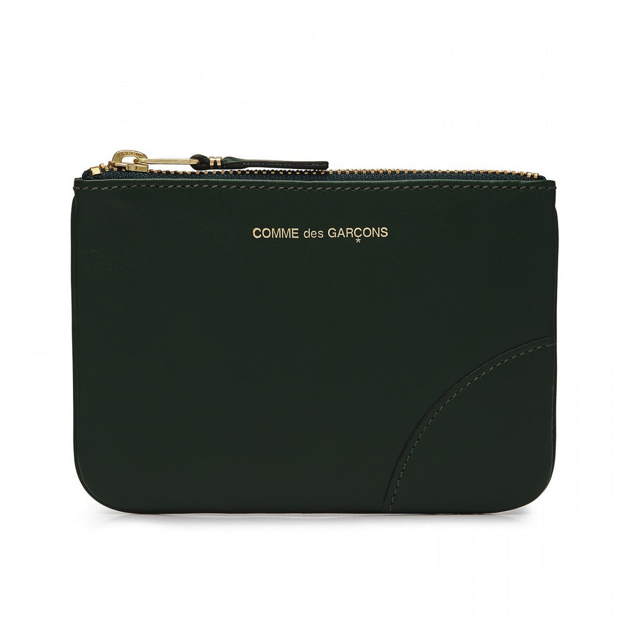 comme des garçons classic wallet (dark green) - a.plus
