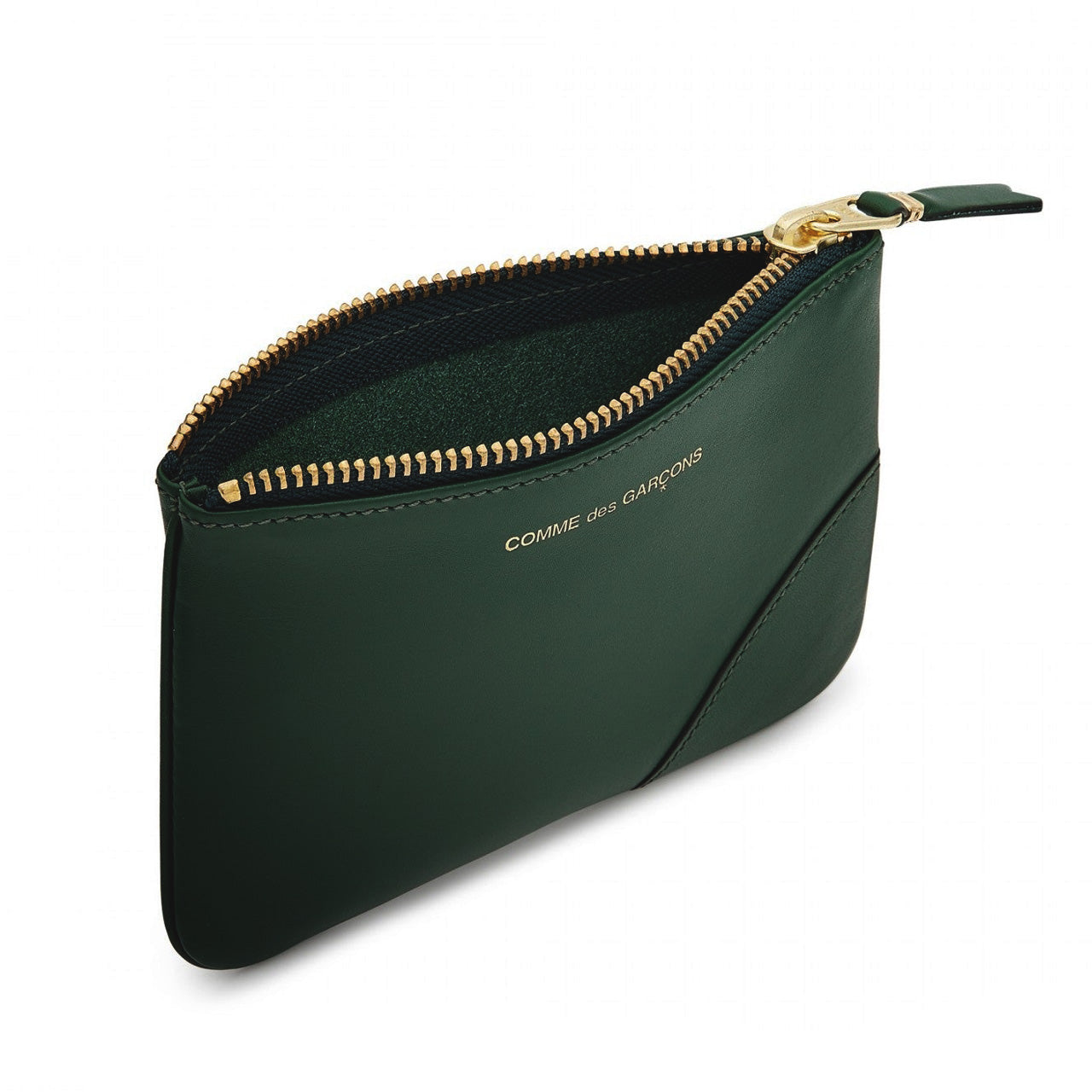 comme des garçons classic wallet (dark green) - a.plus