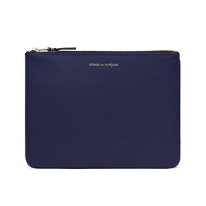 comme des garçons classic wallet (navy) - a.plus