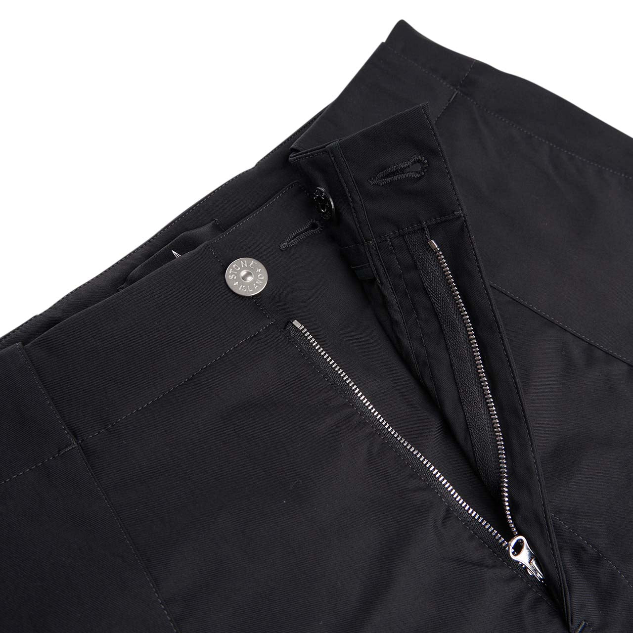stone island shadow project tapered cargo pants (black) - a.plus