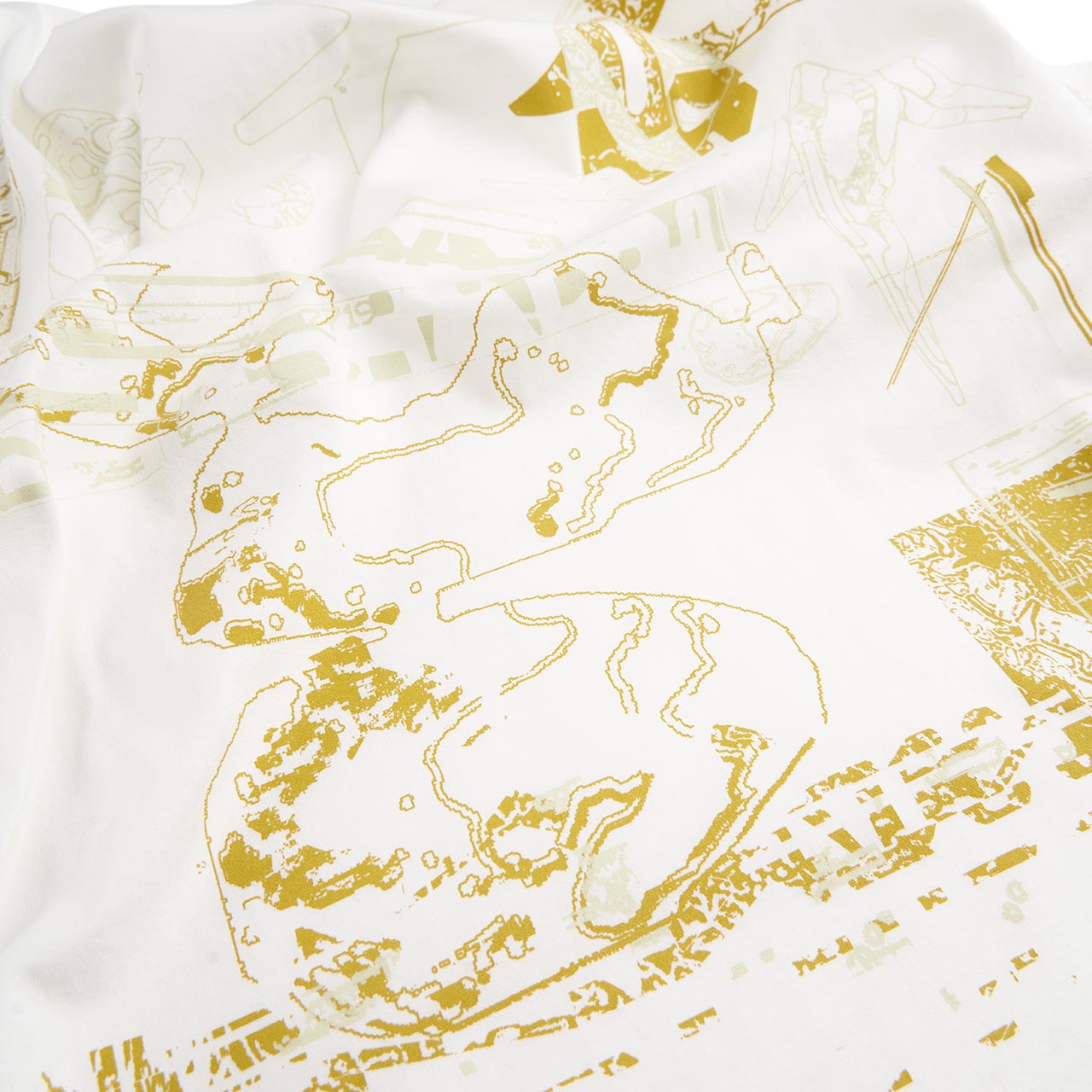 stone island shadow project graphic longsleeve (off white) - a.plus