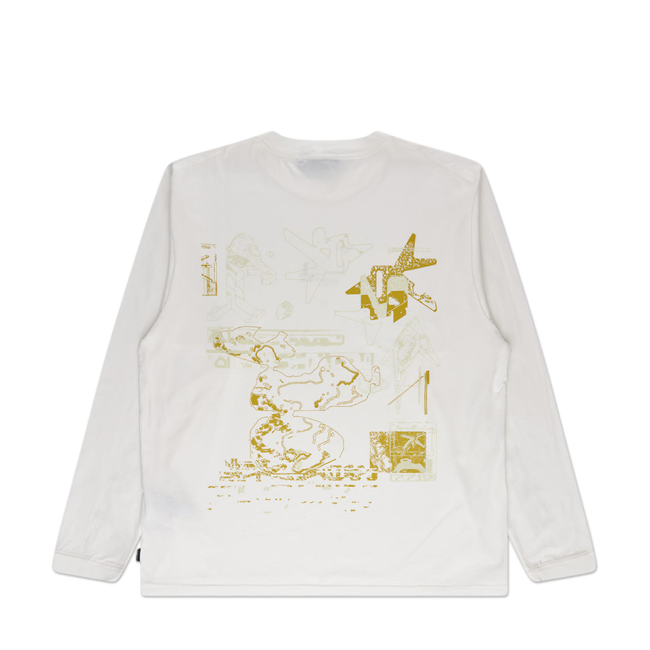 stone island shadow project graphic longsleeve (off white) - a.plus