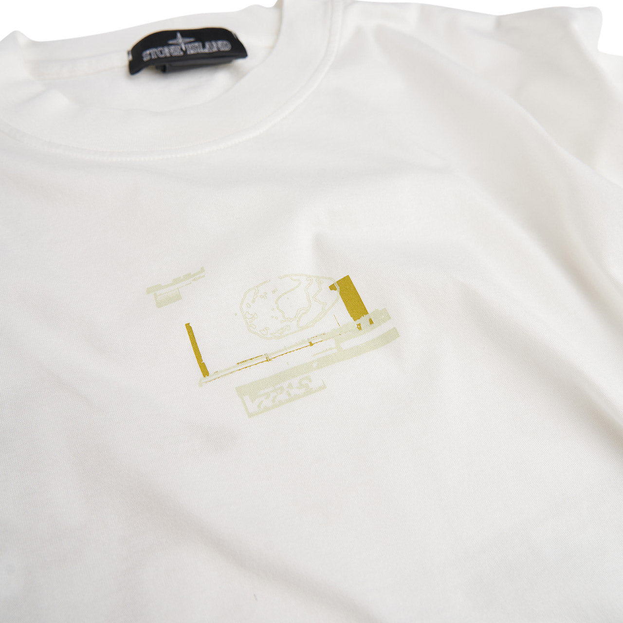 stone island shadow project graphic longsleeve (off white) - a.plus