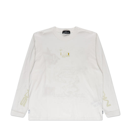 stone island shadow project graphic longsleeve (off white) - a.plus