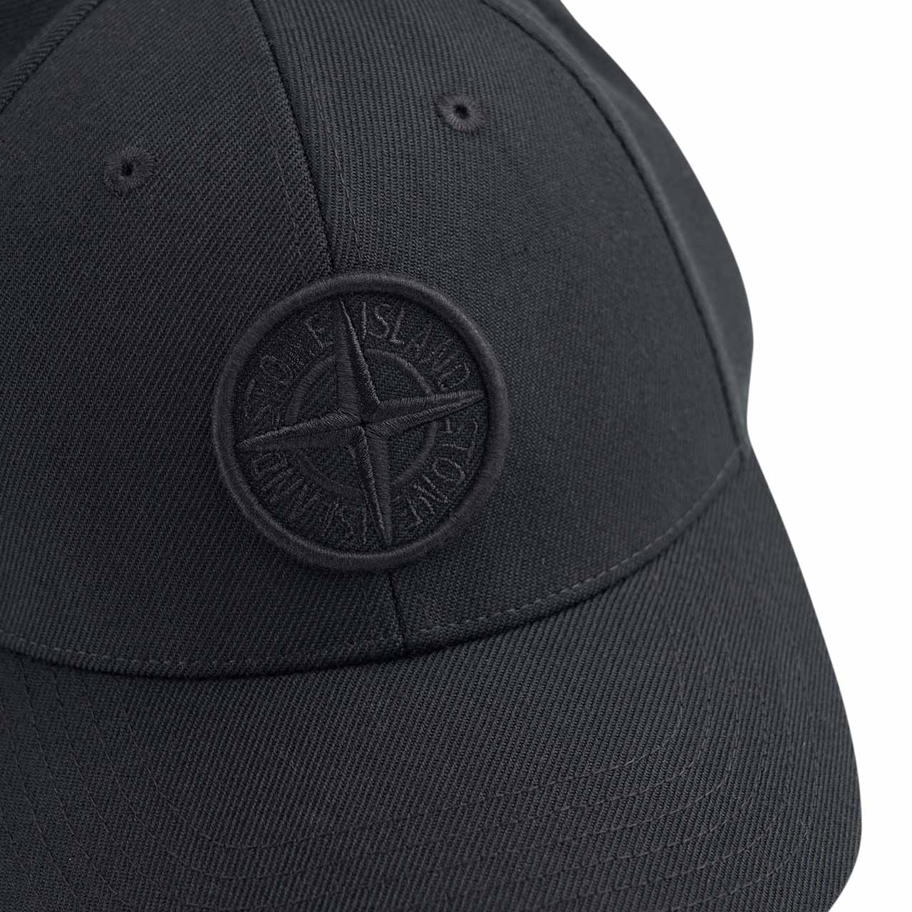 stone island 6-panel cap (black) - a.plus