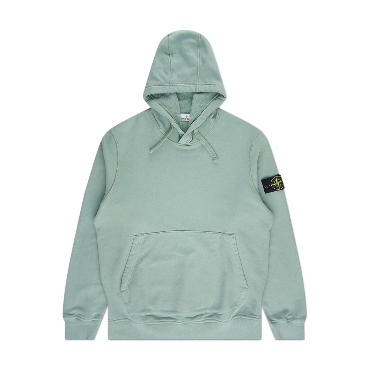 stone island hooded sweatshirt (sage) - a.plus