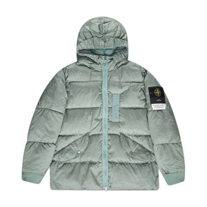 stone island nylon metal down jacket (sage) - a.plus