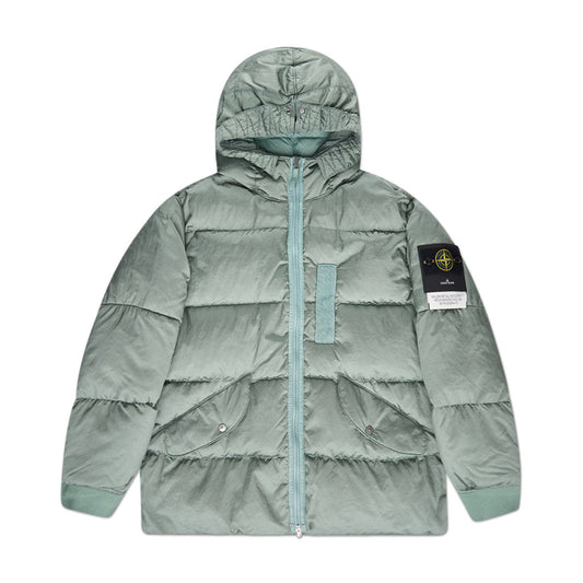 stone island nylon metal down jacket (sage) - a.plus