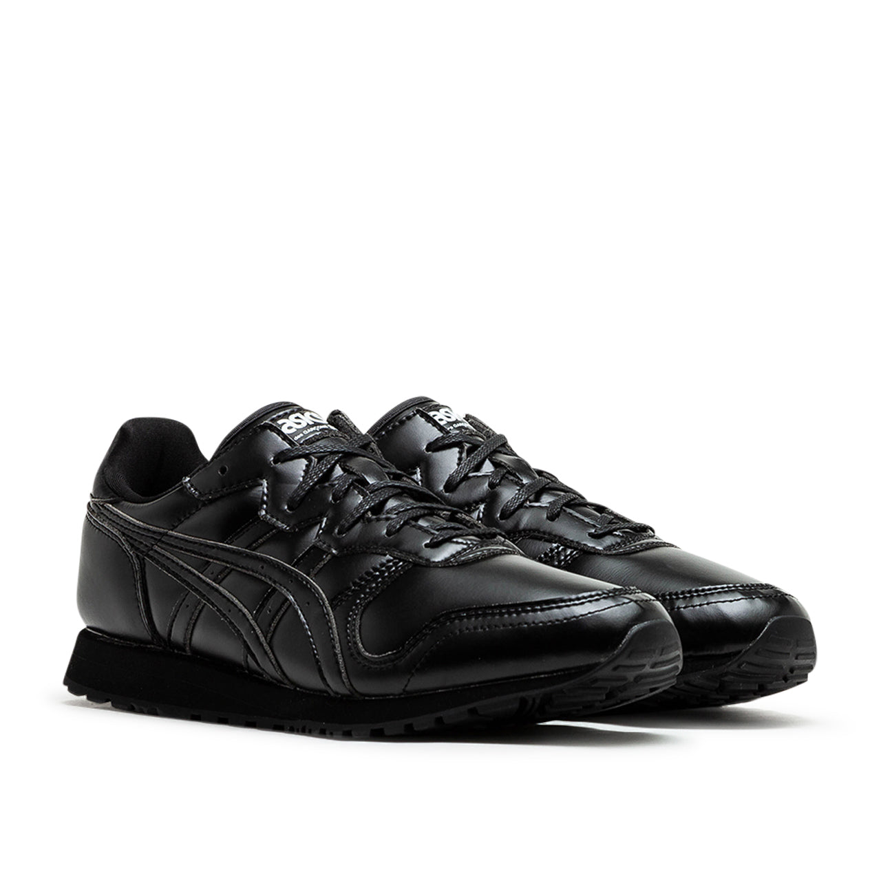 comme des garçons shirt x asics oc runner sneakers (black) - a.plus