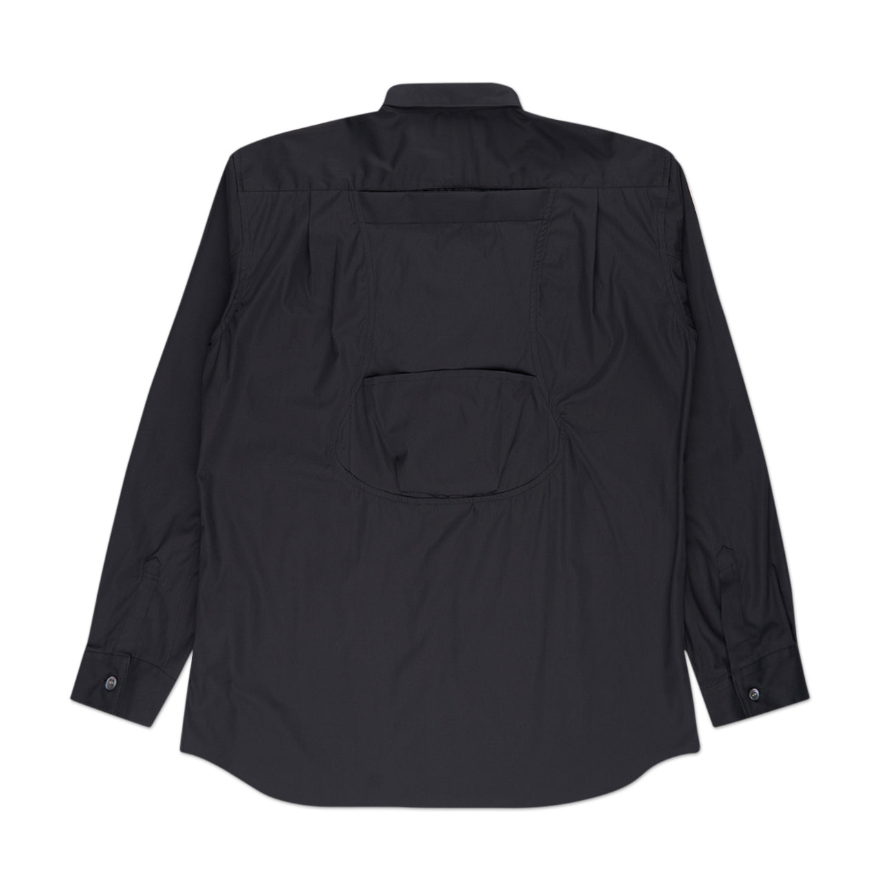 comme des garçons shirt woven shirt (black) - a.plus