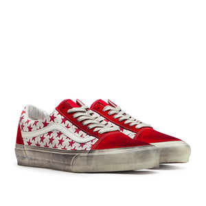 vans vault x bianca chandôn ua old skool vlt lx (red / white) - a.plus