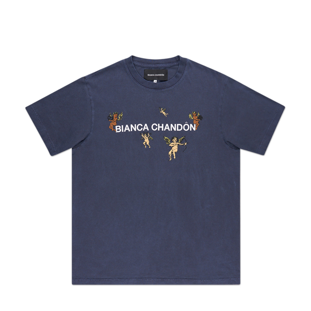 bianca chandôn cherub logotype t-shirt (navy) - a.plus