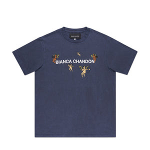 bianca chandôn cherub logotype t-shirt (navy) - a.plus