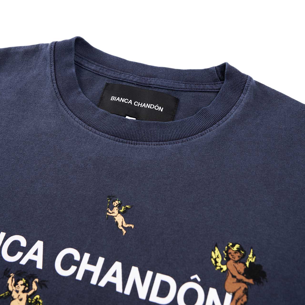 bianca chandôn cherub logotype t-shirt (navy) - a.plus