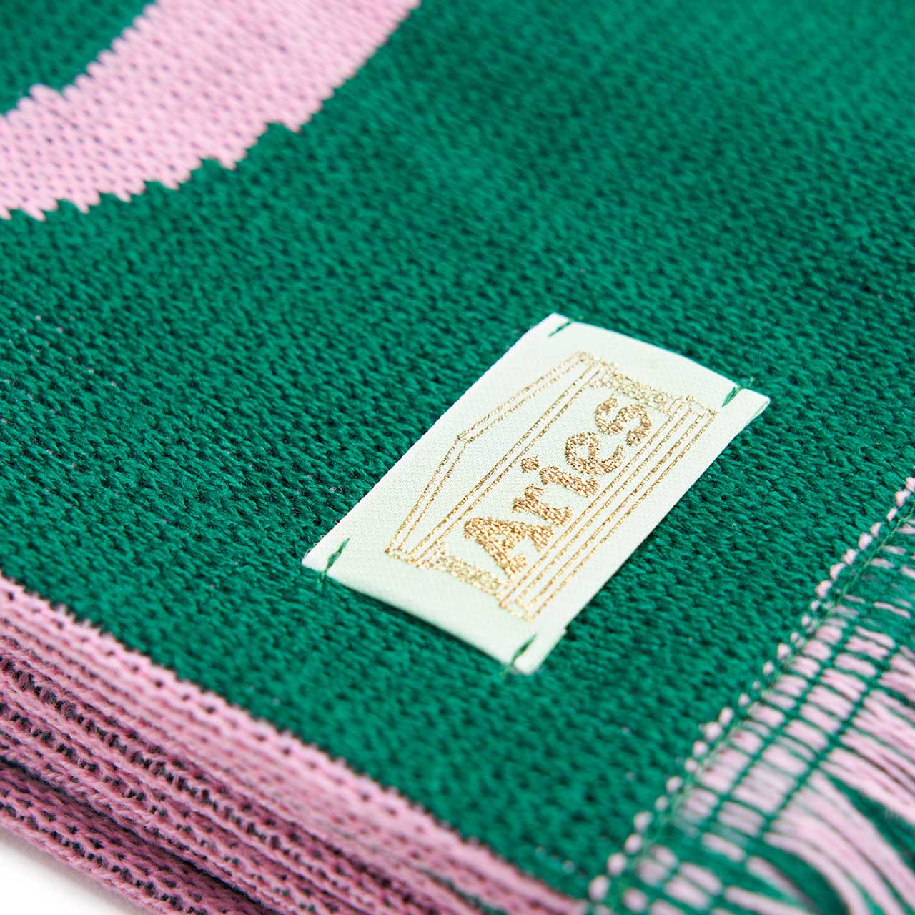 aries 'no problemo' scarf (green / pink) - a.plus