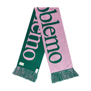 aries 'no problemo' scarf (green / pink) - a.plus