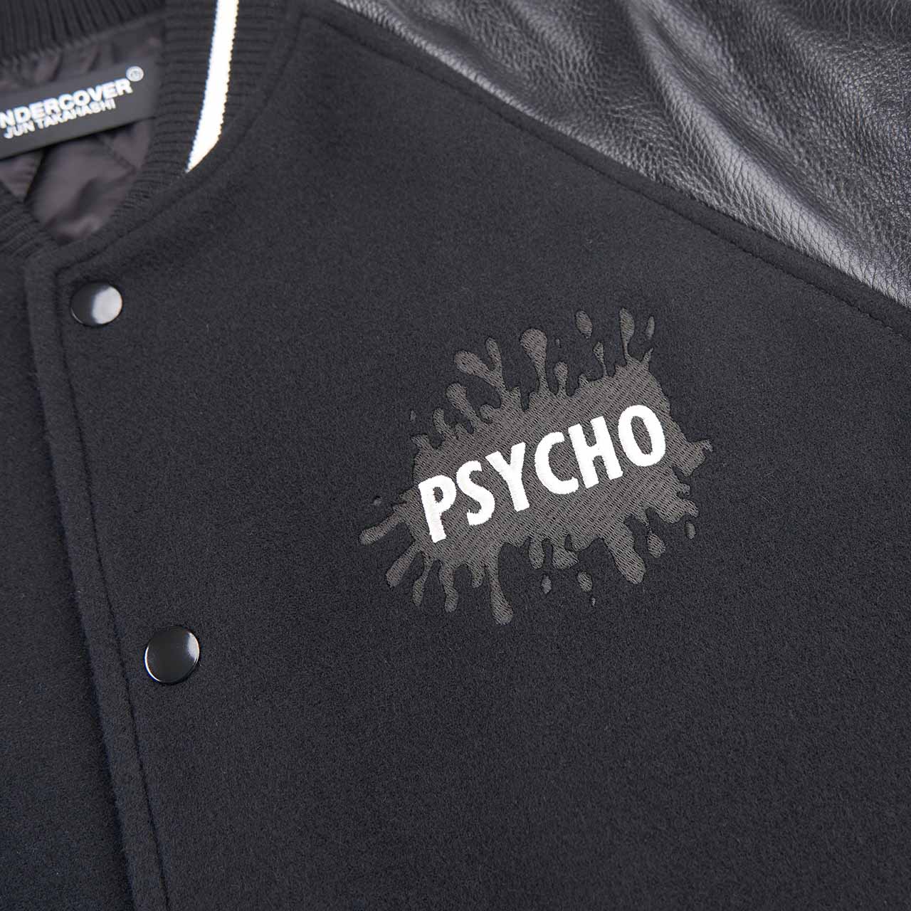 undercover men's psycho bomber jacket (black) - a.plus