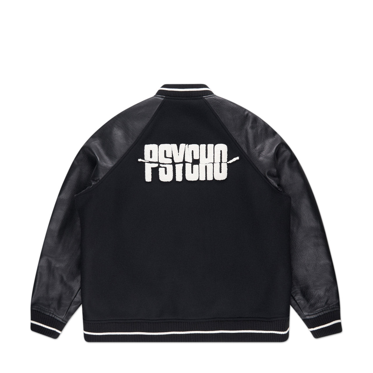 undercover men's psycho bomber jacket (black) - a.plus