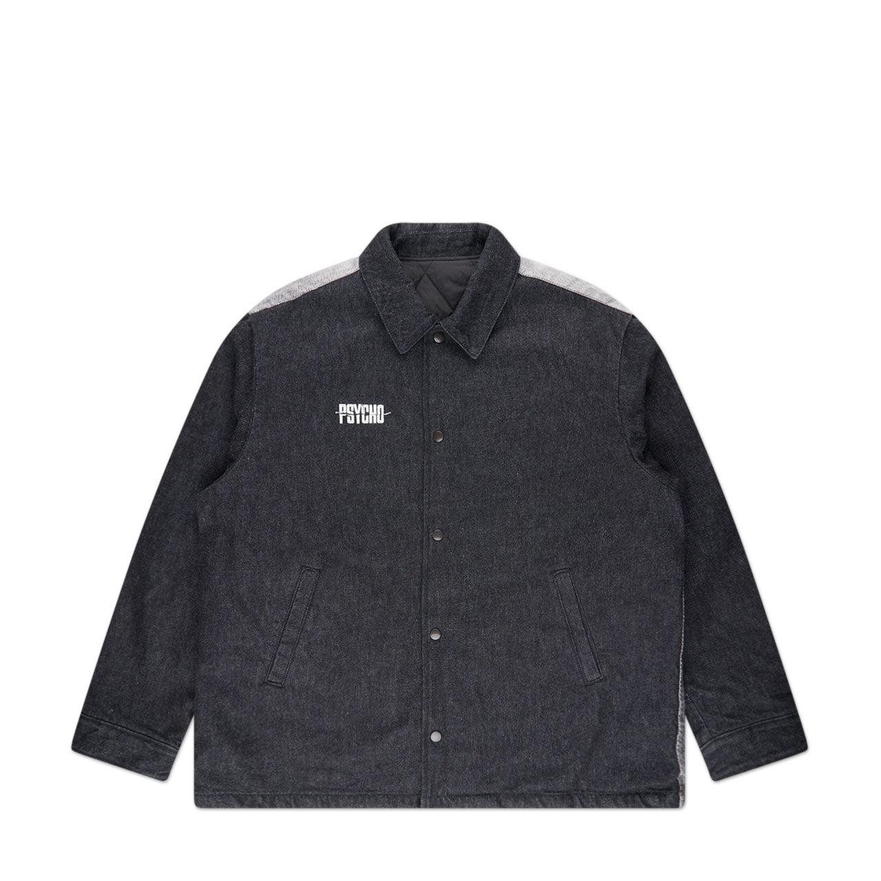 undercover psycho overshirt (black) - a.plus