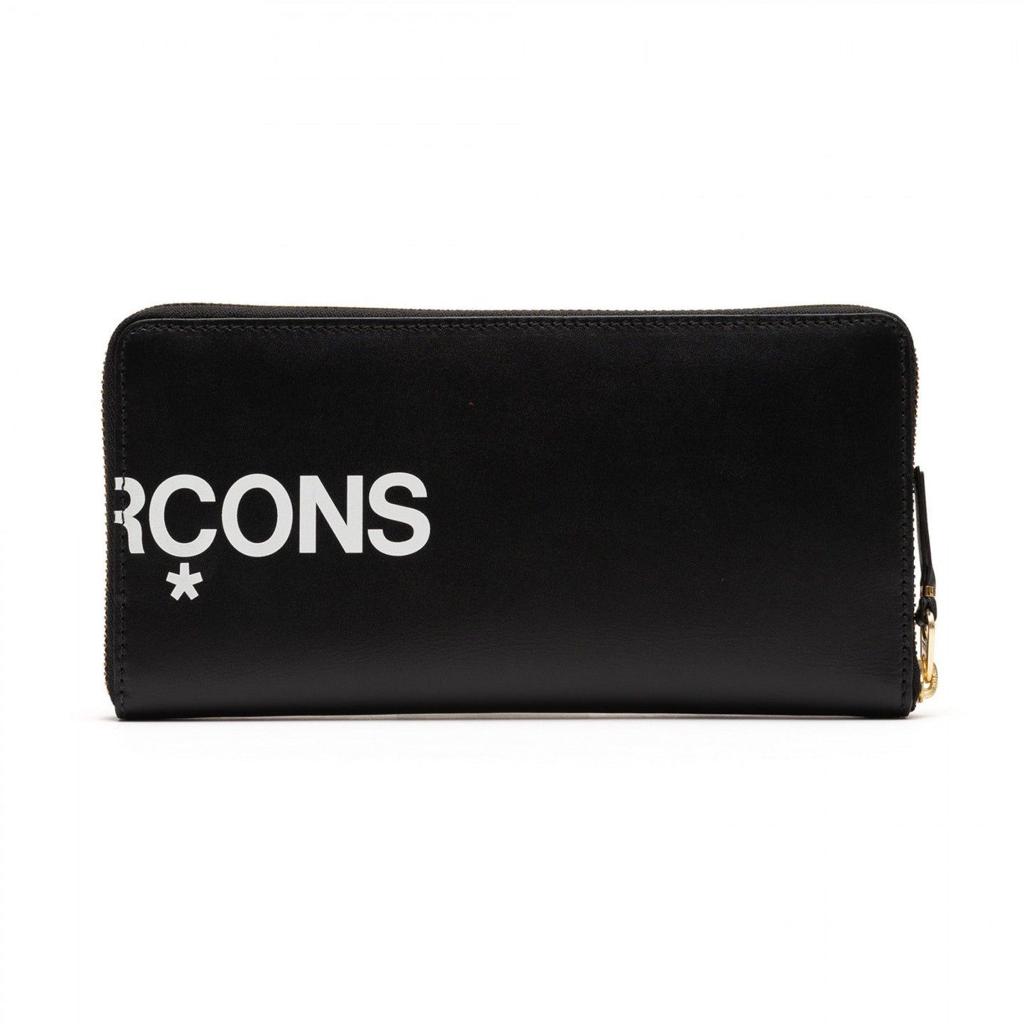 comme des garçons huge logo wallet (black) - a.plus