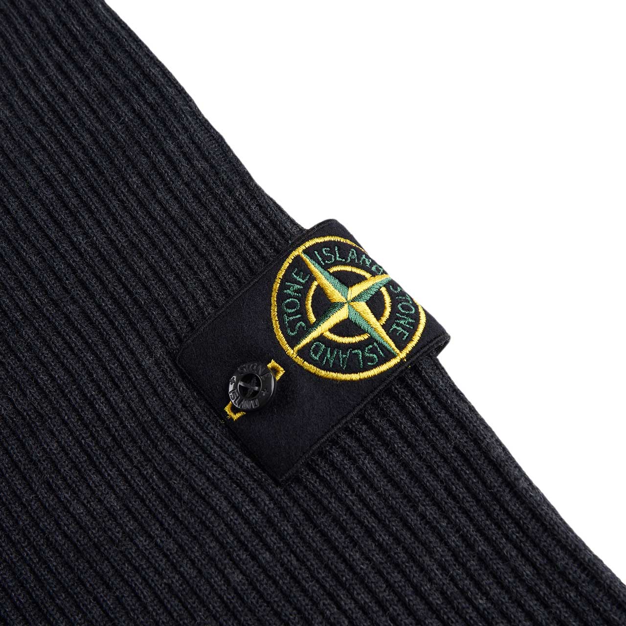 stone island zip cardigan (anthracite) - a.plus