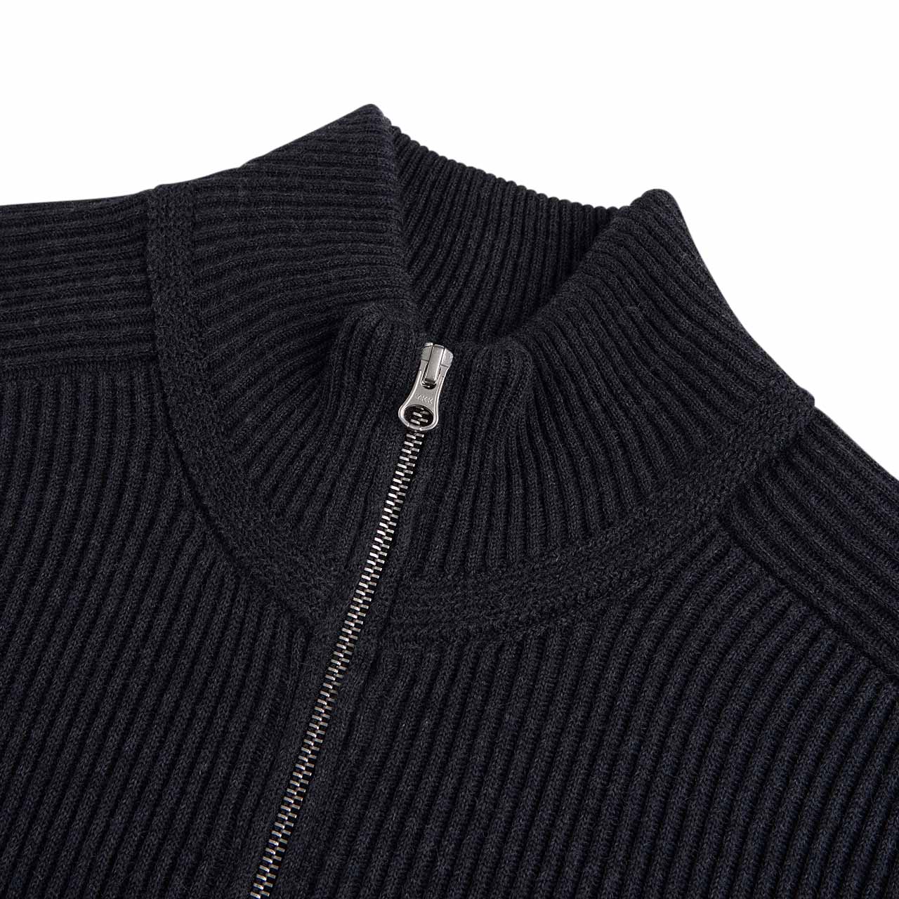 stone island zip cardigan (anthracite) - a.plus