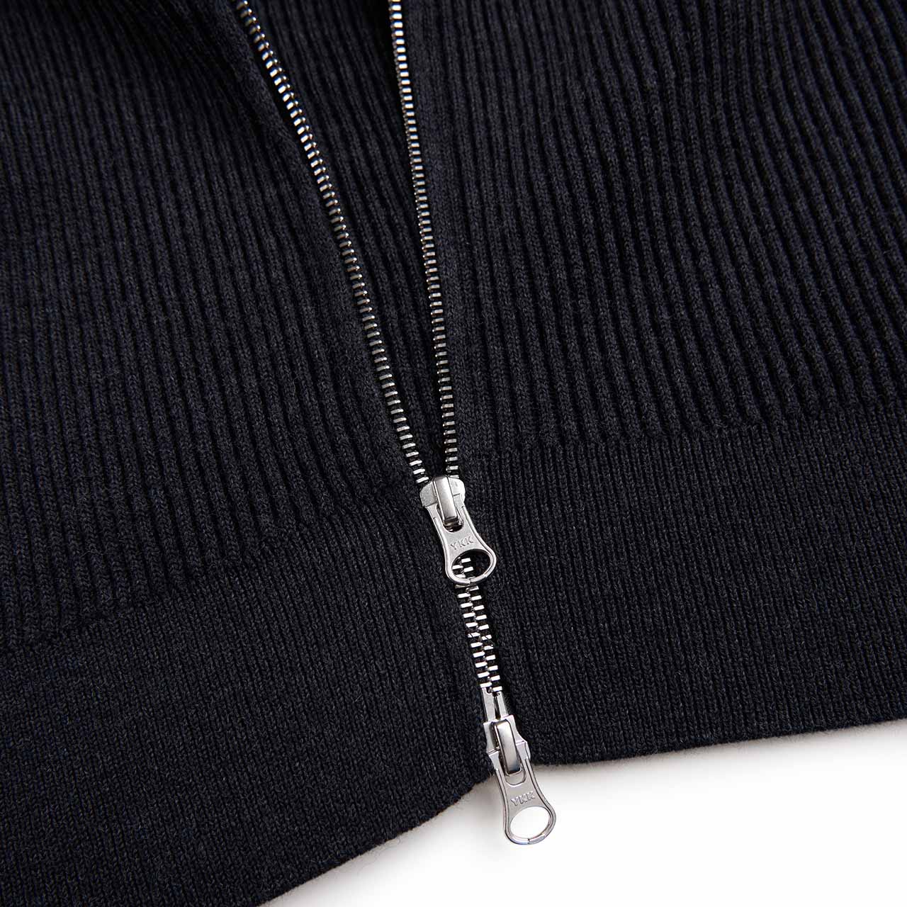 stone island zip cardigan (anthracite) - a.plus