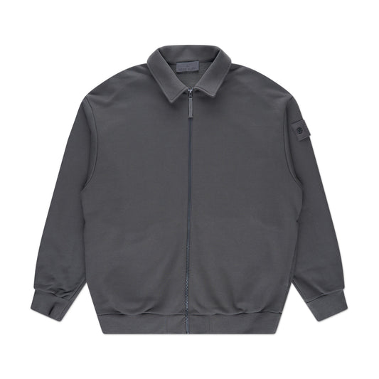 stone island ghost piece sweat jacket (anthracite) - a.plus
