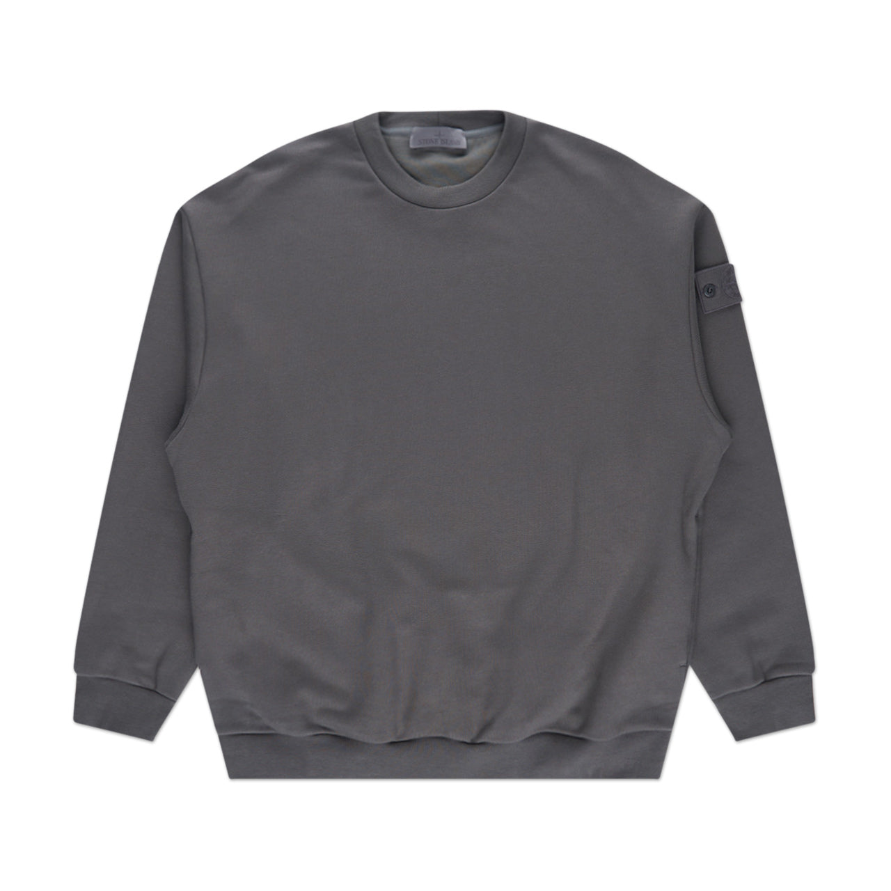 stone island ghost piece sweatshirt (anthracite) - a.plus