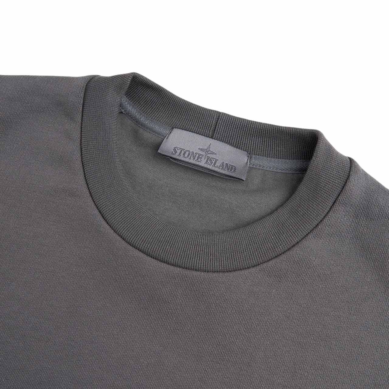 stone island ghost piece sweatshirt (anthracite) - a.plus