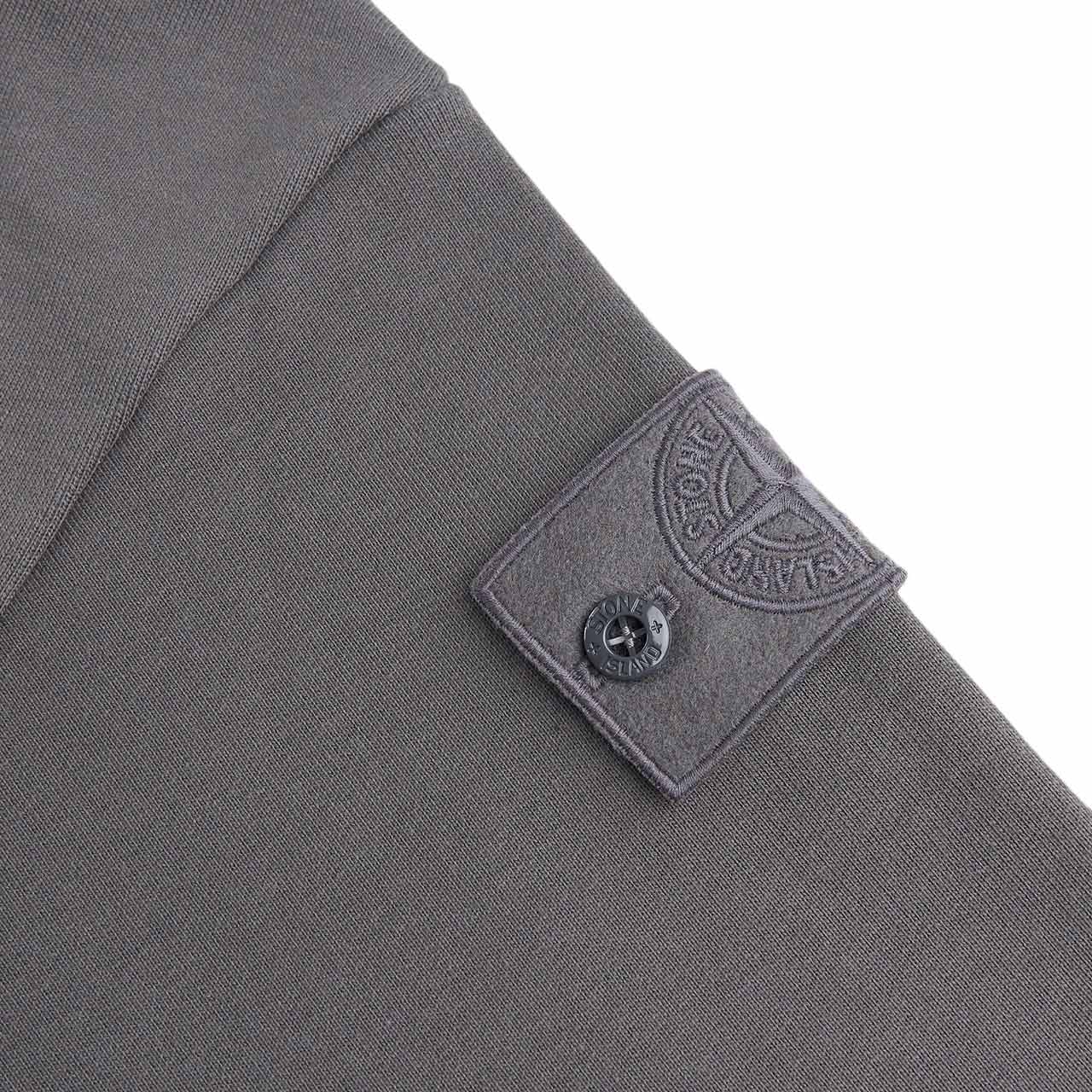 stone island ghost piece sweatshirt (anthracite) - a.plus