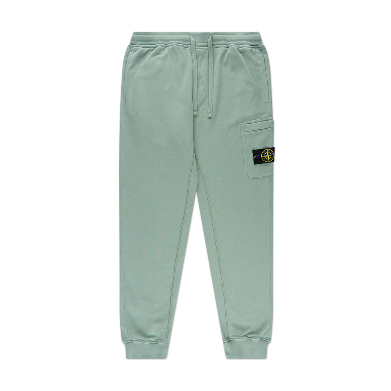 stone island tapered track pants (sage) - a.plus