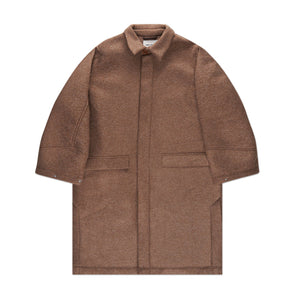 henrik vibskov new cast coat (peanut) - a.plus