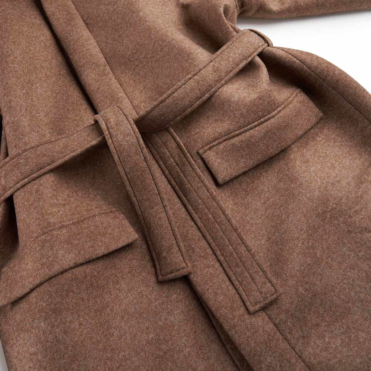 henrik vibskov new cast coat (peanut) - a.plus